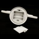 Neon ablakdísz angyal motívum 29x18 cm