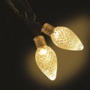 Kültéri Kristálycsepp fényfüzér 30 LED meleg fehér 6 m