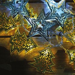 Ezeregyéjszaka fényfüggöny 64 LED 1,2x1,2 m Karácsonyi dekoráció Decor