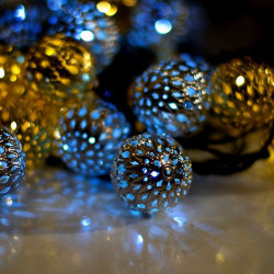 Mandala fényfüzér 50 LED 9,8 m