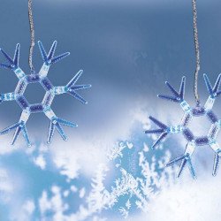 Hópihe LED jégcsapfüzér Karácsonyi dekoráció Decor