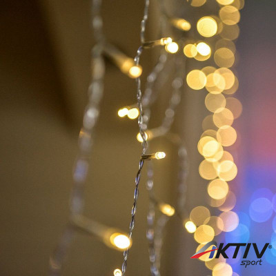 Árkád fényfüggöny 220 LED-del meleg fehér 2x2 m