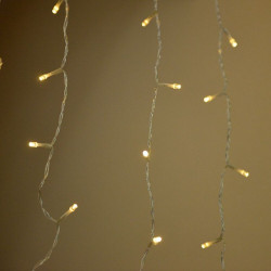 Árkád fényfüggöny 220 LED-del meleg fehér 2x2 m