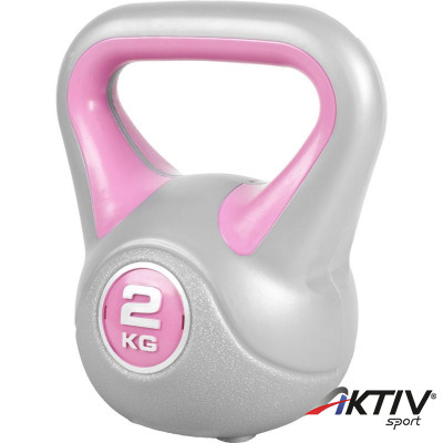 Kettlebell műanyag borítású 2 kg