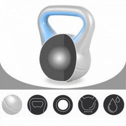 Kettlebell műanyag borítású 3 kg