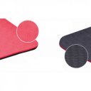 Jóga matrac fekete-piros 180x60x0,6 cm