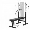 Multifunkcionális állítható pad fekete