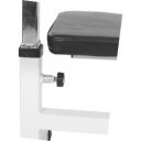 Univerzális edzőpad toronnyal fehér