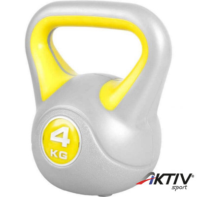 Kettlebell műanyag borítású 4 kg