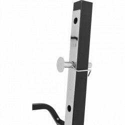 Multifunkcionális állítható pad állvánnyal fekete