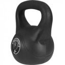 Kettlebell műanyag borítású 12 kg fekete