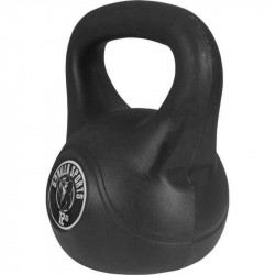 Kettlebell műanyag borítású 12 kg fekete