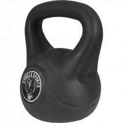 Kettlebell műanyag borítású 14 kg fekete