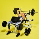 Univerzális súlyzópad fehér