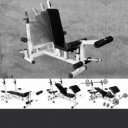 Univerzális súlyzópad fehér