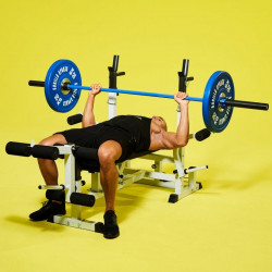 Univerzális súlyzópad fehér