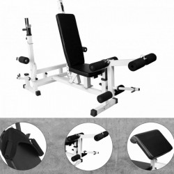 Univerzális súlyzópad fehér