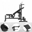 Univerzális súlyzópad fekete