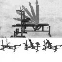 Univerzális súlyzópad fekete