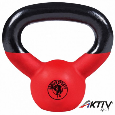 Kettlebell gumírozott 2 kg piros