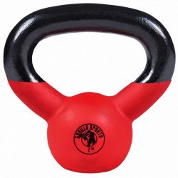 Kettlebell gumírozott 2 kg piros Fitness Gorilla Sports