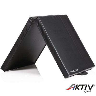 Összehajtható fitnesz matrac Gymstick 120x60x5 cm fekete