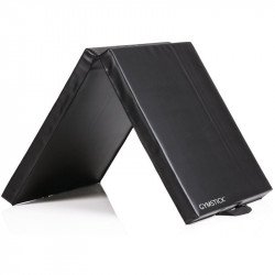 Összehajtható fitnesz matrac Gymstick 120x60x5 cm fekete Fitness Gymstick