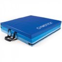 Összehajtható fitnesz matrac Gymstick 180x60x4 cm kék