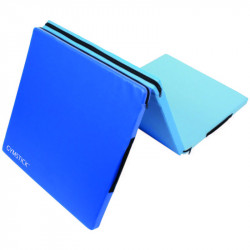 Összehajtható fitnesz matrac Gymstick 180x60x4 cm kék