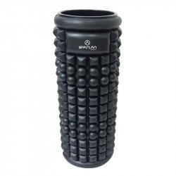 Masszázs henger 14x33 cm fekete Fitness Spartan