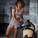 Hatszögletű gumírozott kézisúlyzó 6 kg