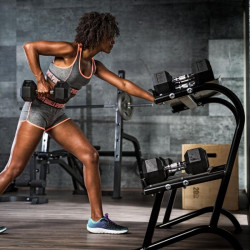 Hatszögletű gumírozott kézisúlyzó 6 kg