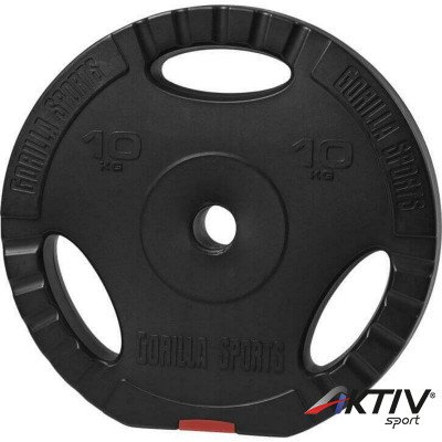 Súlytárcsa markolattal 10 kg 31 mm