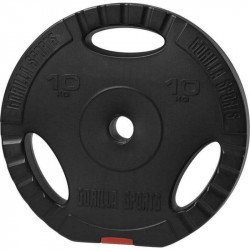 Súlytárcsa markolattal 10 kg 31 mm Fitness Gorilla Sports