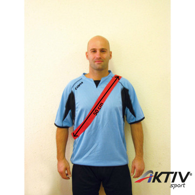 Jelölőszalag 50 cm piros