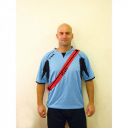 Jelölőszalag 75 cm piros Sportszer Aktivsport