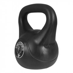 Kettlebell műanyag borítású 16 kg fekete