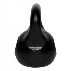 Kettlebell műanyag borítású 16 kg fekete