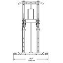 Húzódzkodó-tolódzkodó állvány Bowflex Body Tower
