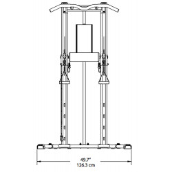 Húzódzkodó-tolódzkodó állvány Bowflex Body Tower