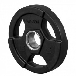 Olimpiai súlytárcsa markolattal 5 kg 51 mm