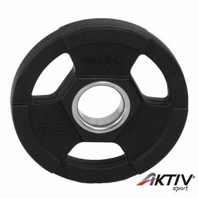 Olimpiai súlytárcsa markolattal 2,5 kg 51 mm