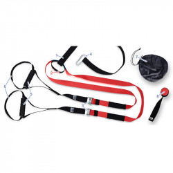 Bodyrope Basic edzőheveder piros Fitness Bodyrope