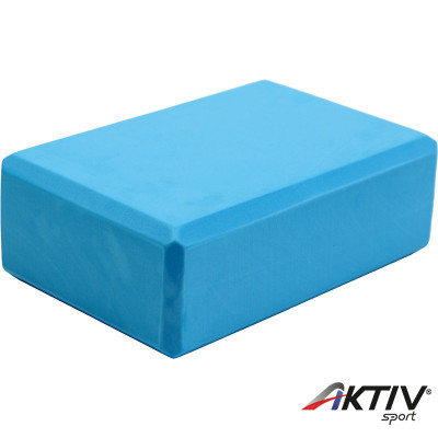 Szépséghibás Aktivsport jóga tégla 23x15x7,5 cm kék