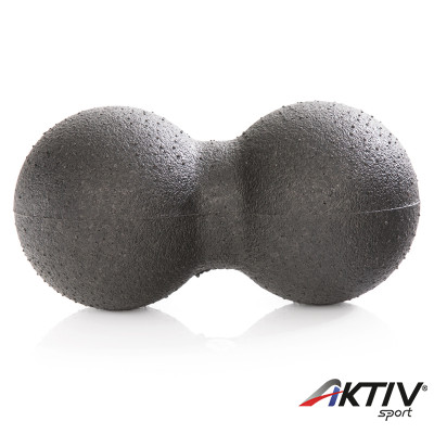 Dupla masszírozó labda Gymstick fekete