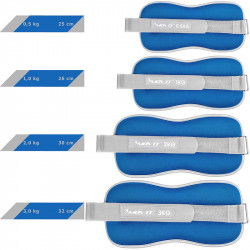 Csukló- és bokasúly neoprén MOVIT 2x2 kg kék