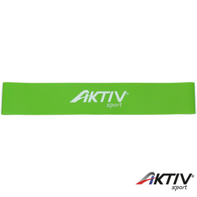 Mini band erősítő szalag 30 cm Aktivsport erős zöld