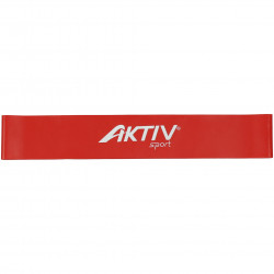 Mini band erősítő szalag 30 cm Aktivsport közepes piros Fitness Aktivsport