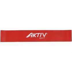 Mini band erősítő szalag 30 cm Aktivsport közepes piros Fitness Aktivsport