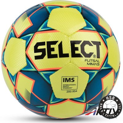 Futsal labda Select Mimas sárga-zöld
